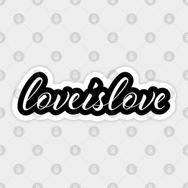 Love is Love Sticker by s.hiro